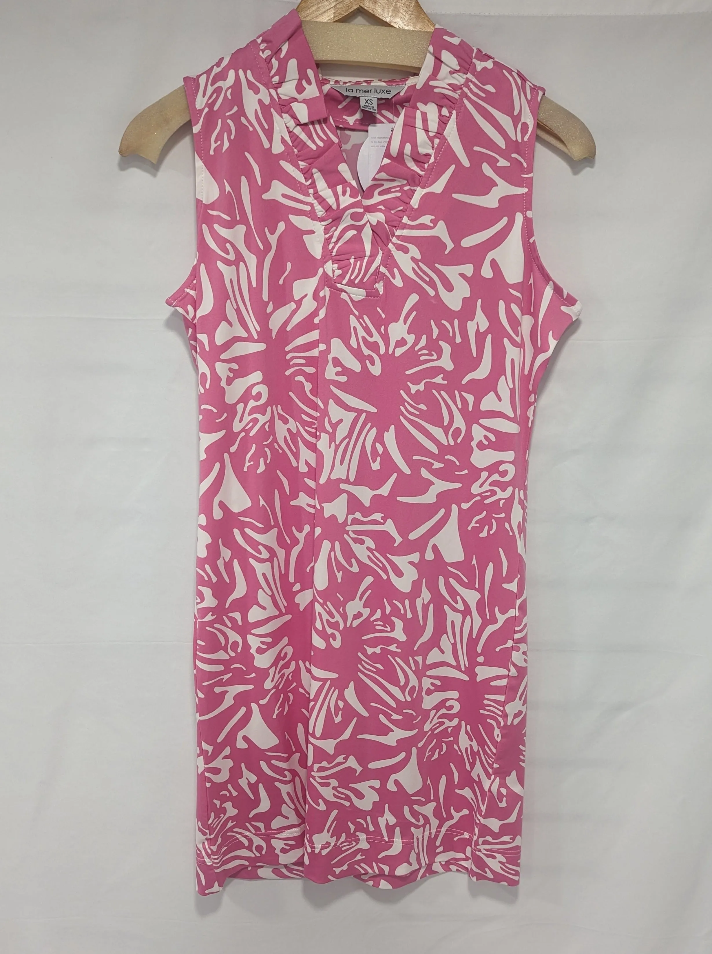 Augusta Dress - Fuchsia Flower