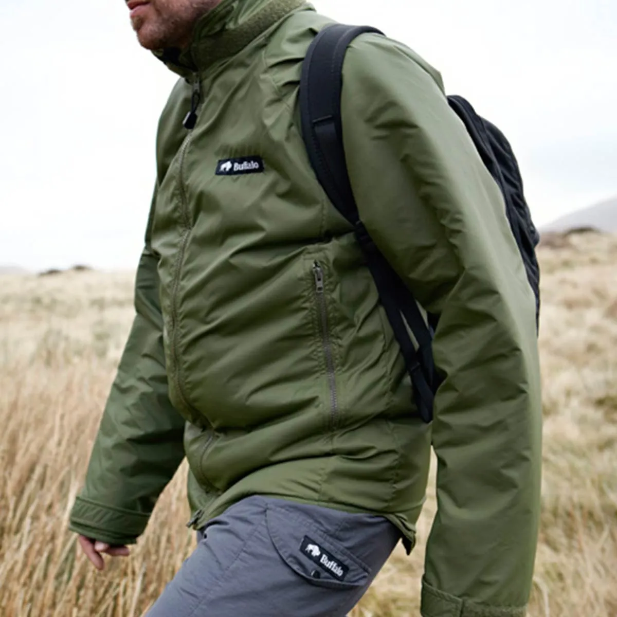 Buffalo Systems Belay Jacket Olive Green