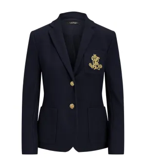 Bullion Jacquard Blazer Lauren Navy