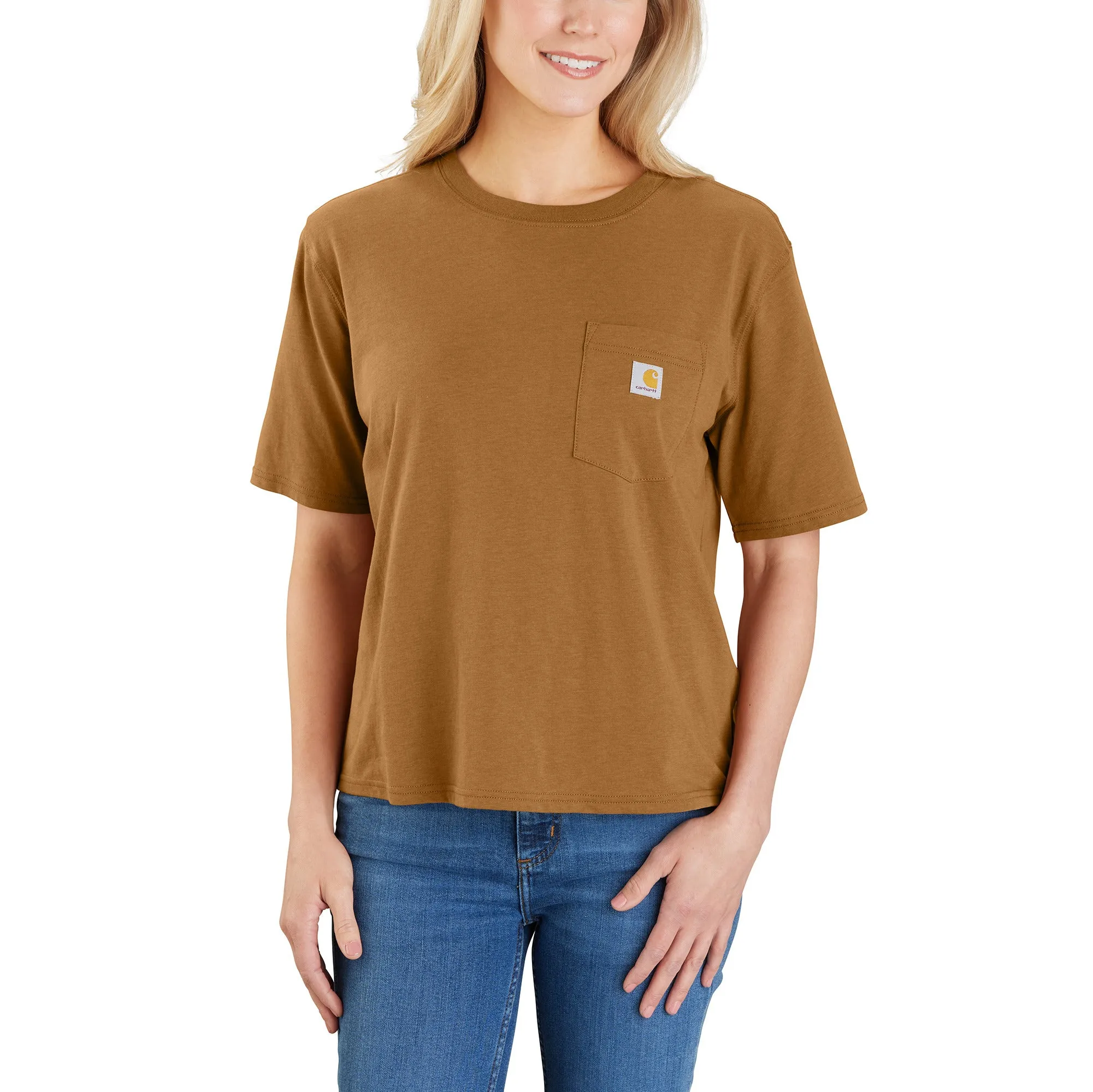 Carhartt Women's Loose Fit Lightweight Short Sleeve Crewneck T-Shirt