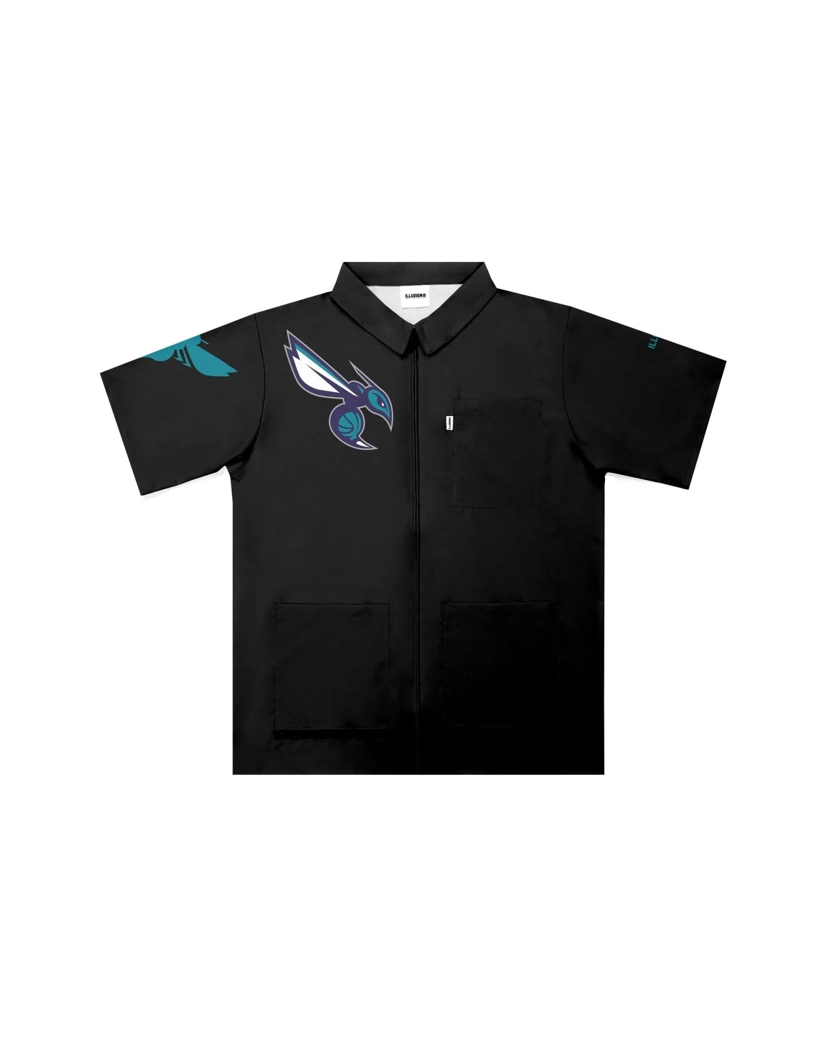 Charlotte Hornets "Big Logo" Traditional Barber Jacket