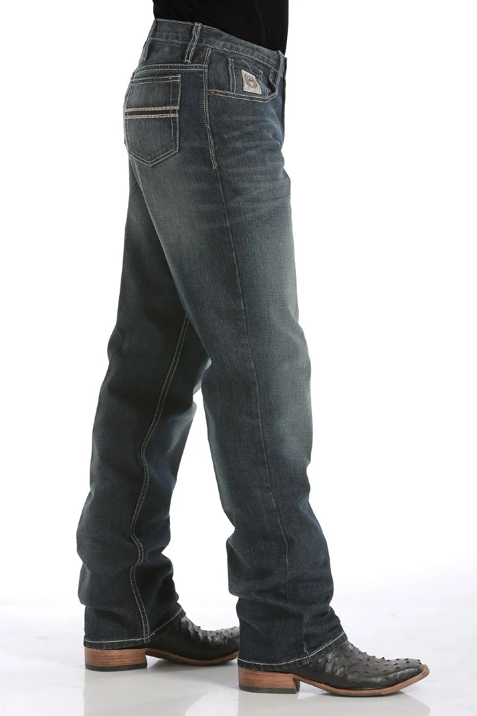 CINCH  MEN'S RELAXED FIT WHITE LABEL - DARK STONEWASH