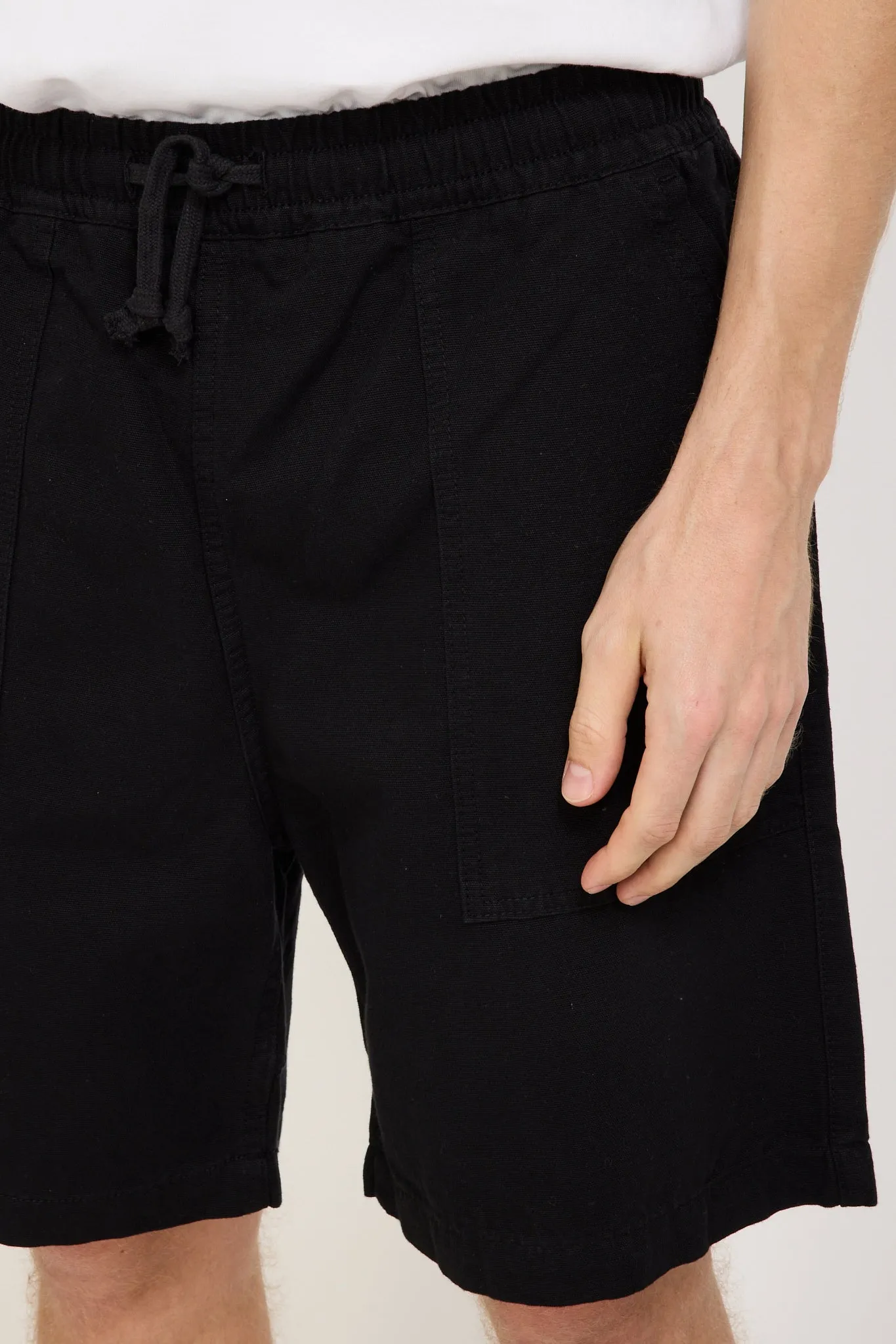 Classic Canvas Chef Shorts Black