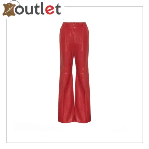 CLASSIC STYLE WOMEN LEATHER PANTS