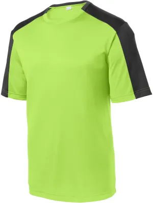 CLOSEOUT - Sport-Tek Posicharge Competitor Sleeve-Blocked Tee