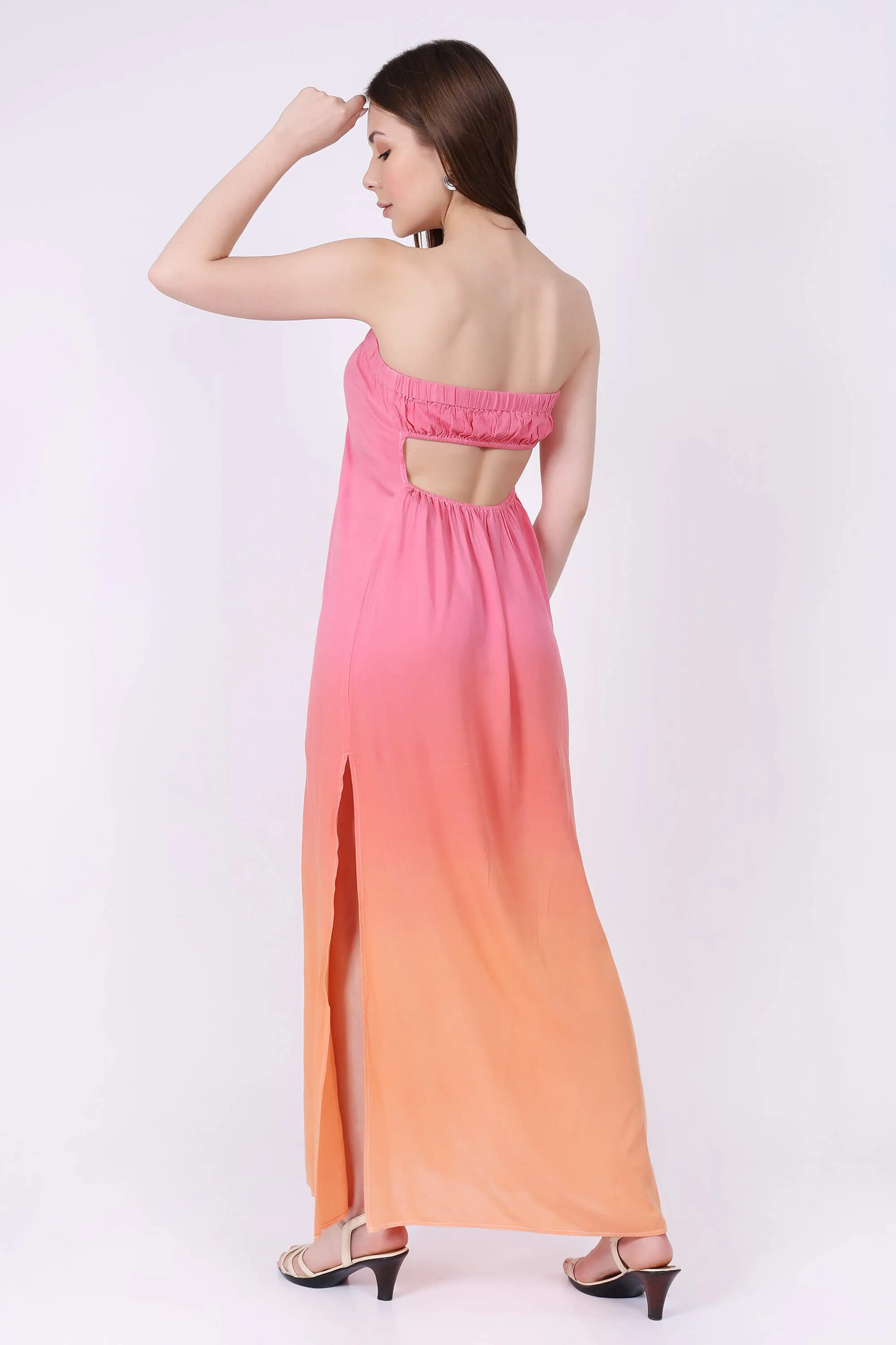 Colorful Sleeveless Long Dress