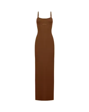 Convertible Slit Maxi Dress