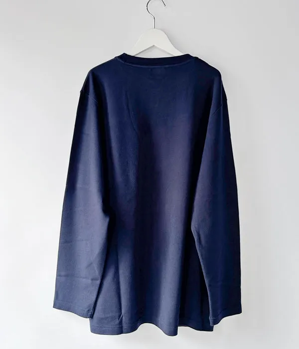 DESCENDANT/HORIZON STRIP LS CLASSIC FIT (NAVY)