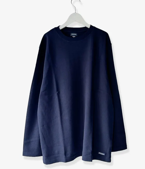 DESCENDANT/HORIZON STRIP LS CLASSIC FIT (NAVY)