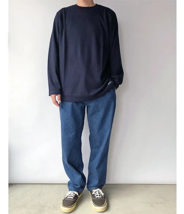 DESCENDANT/HORIZON STRIP LS CLASSIC FIT (NAVY)