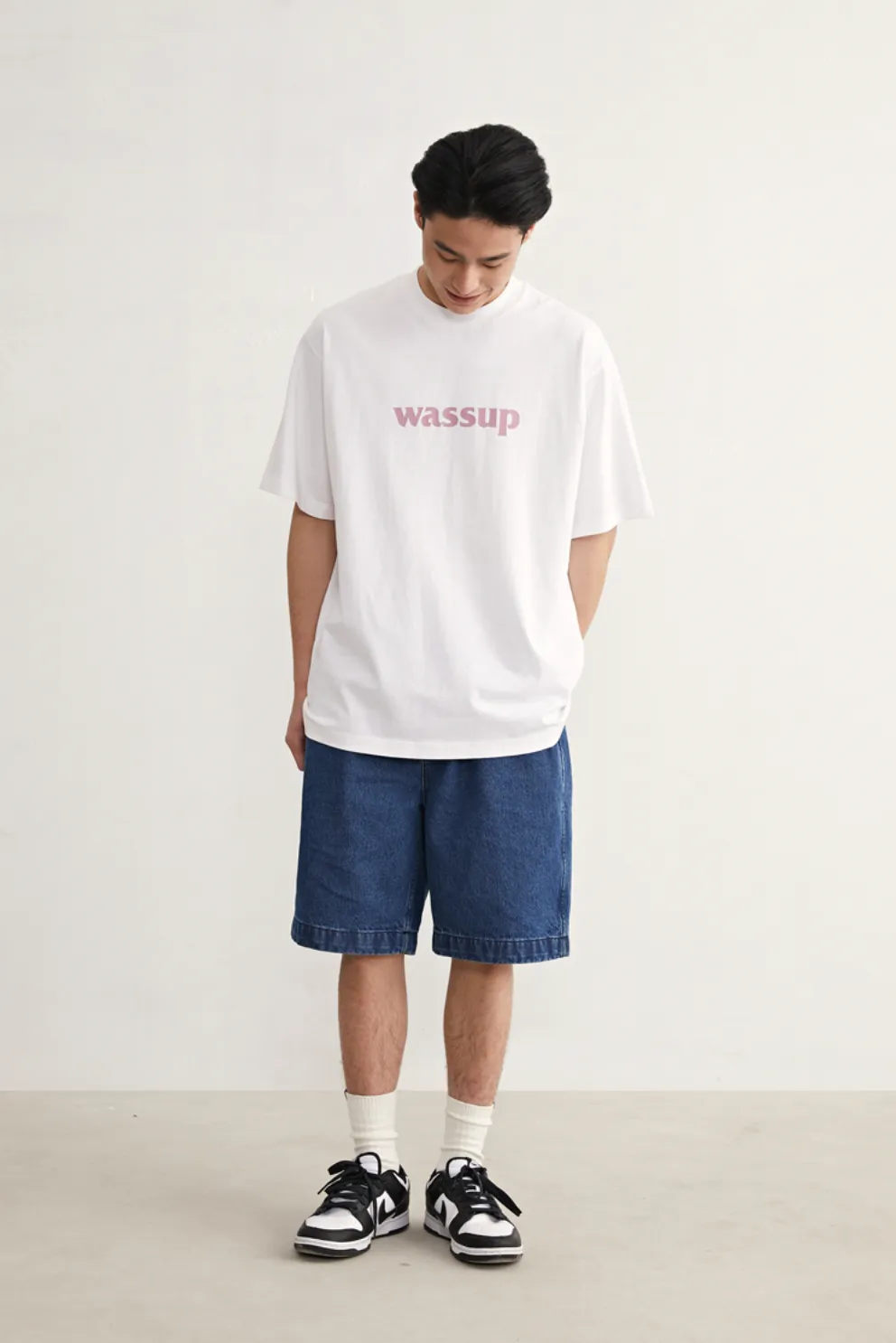 Essential Big Logo Print Basic Tee