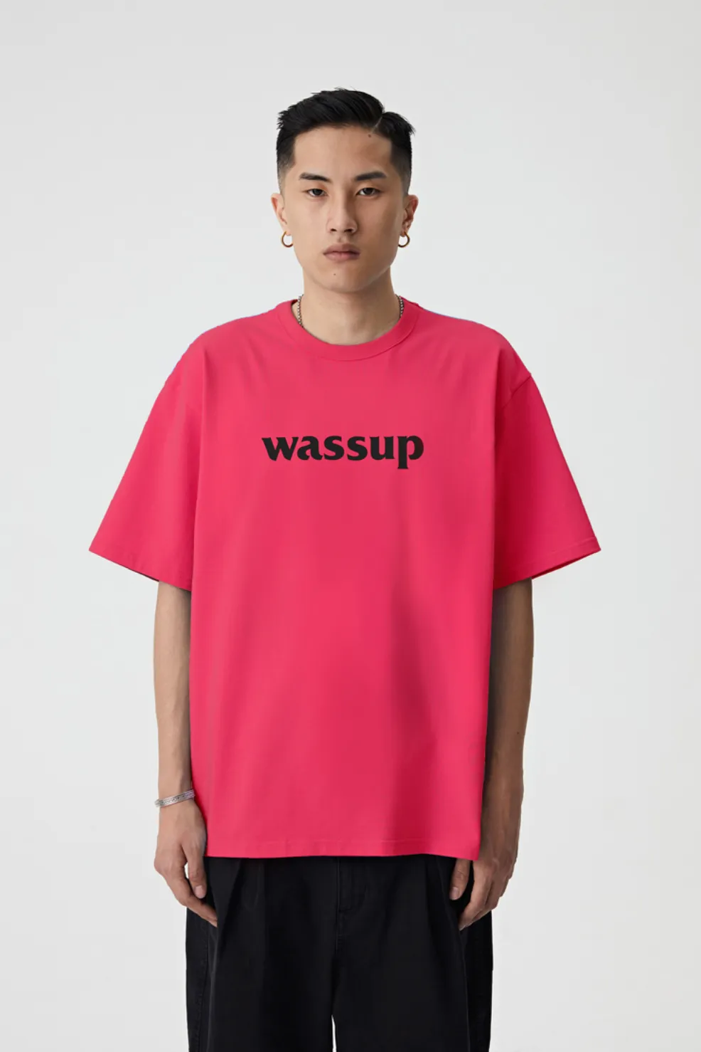 Essential Big Logo Print Basic Tee