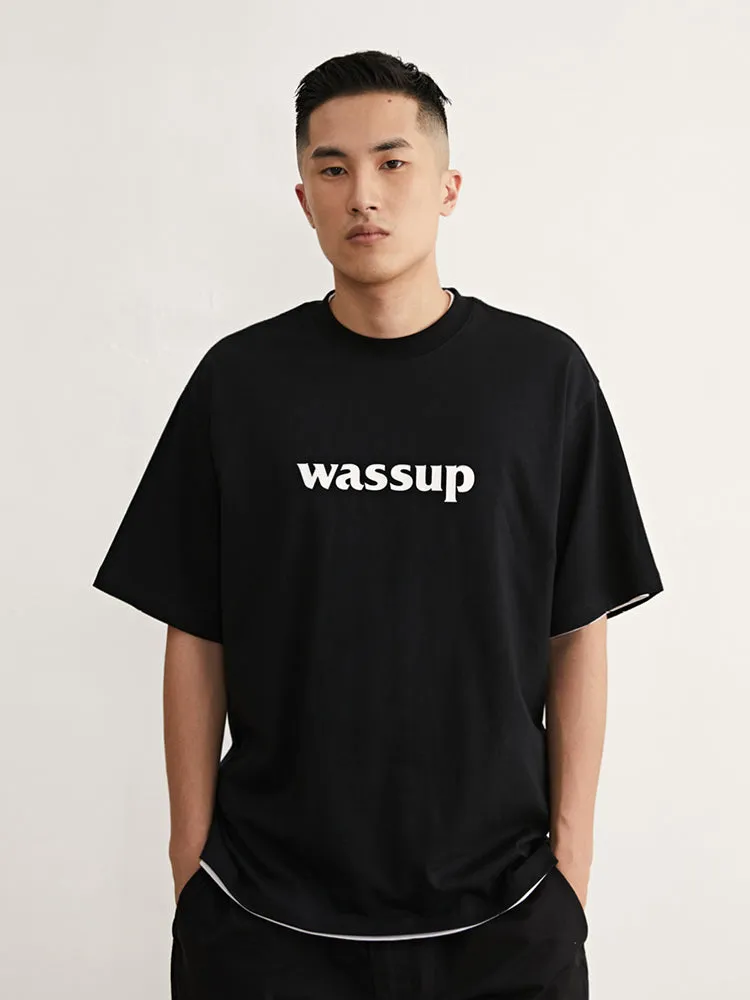 Essential Big Logo Print Basic Tee