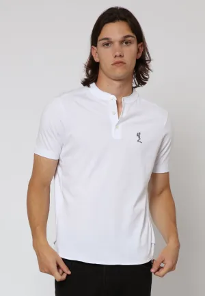 ESSENTIAL ORSON WHITE POLO SHIRT