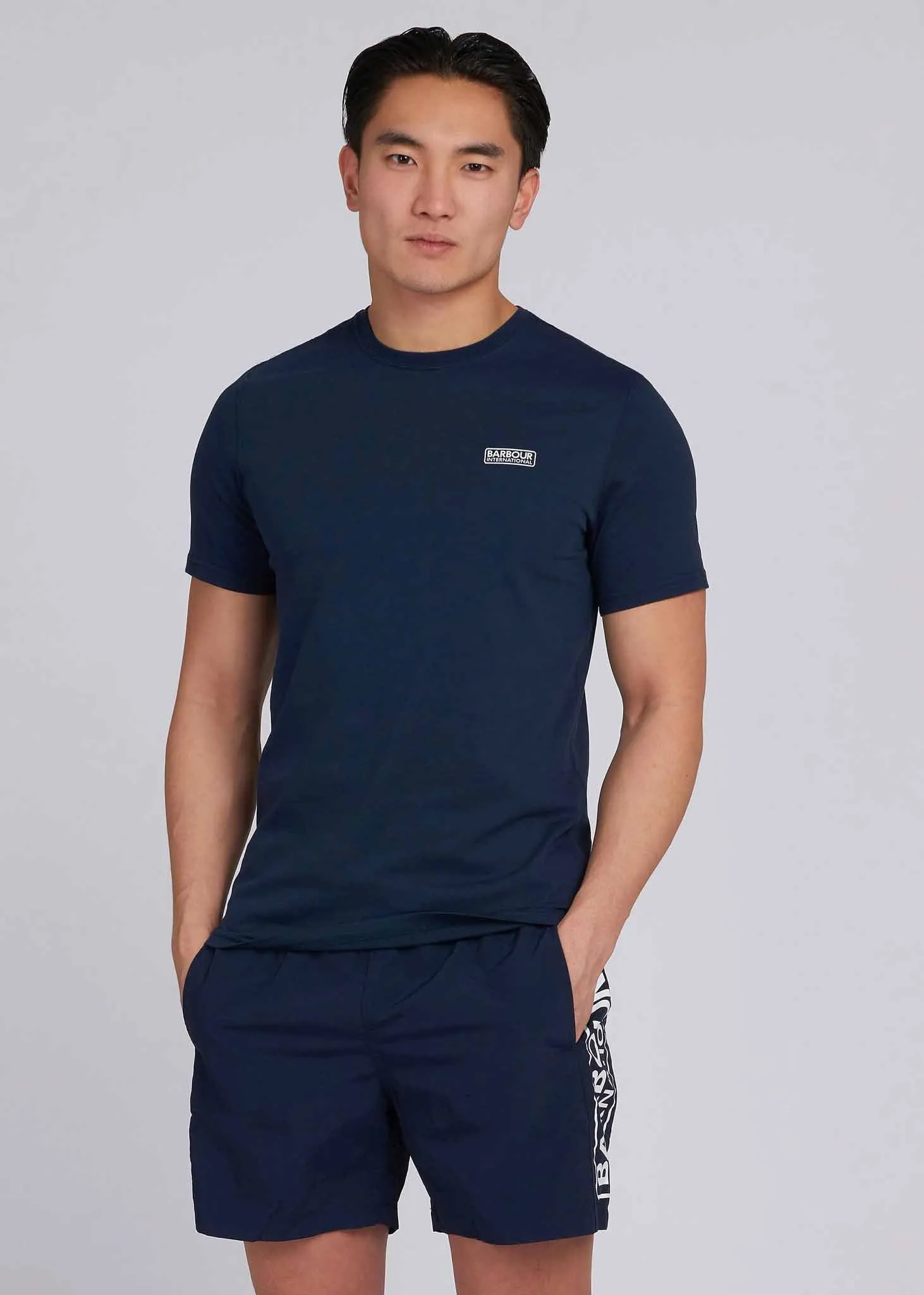 Essential small logo tee - navy