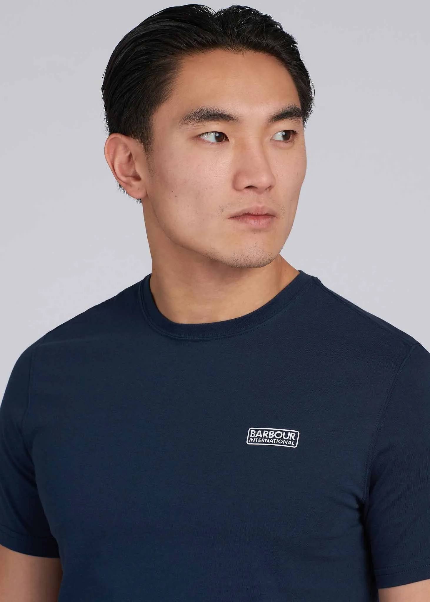 Essential small logo tee - navy