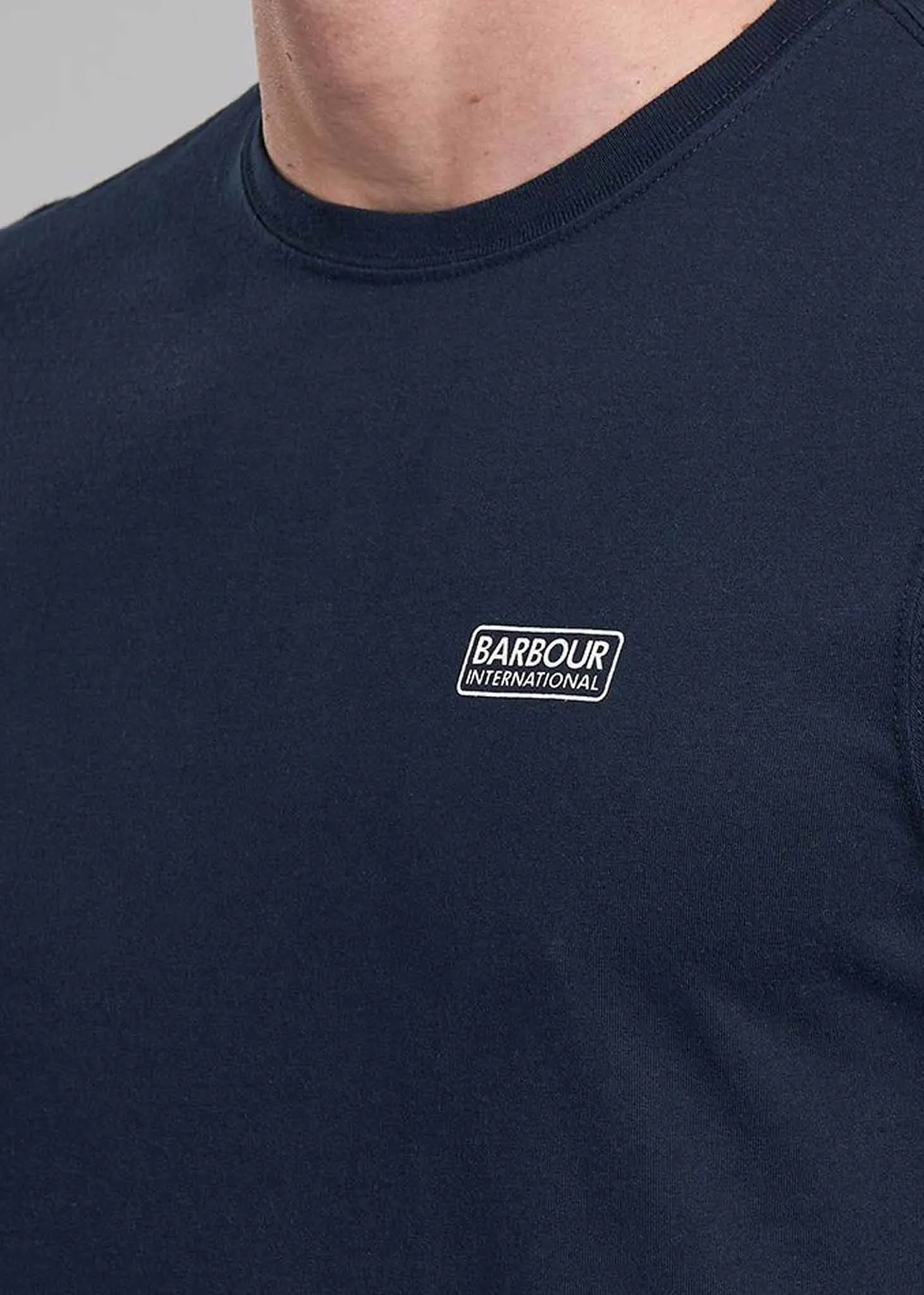 Essential small logo tee - navy