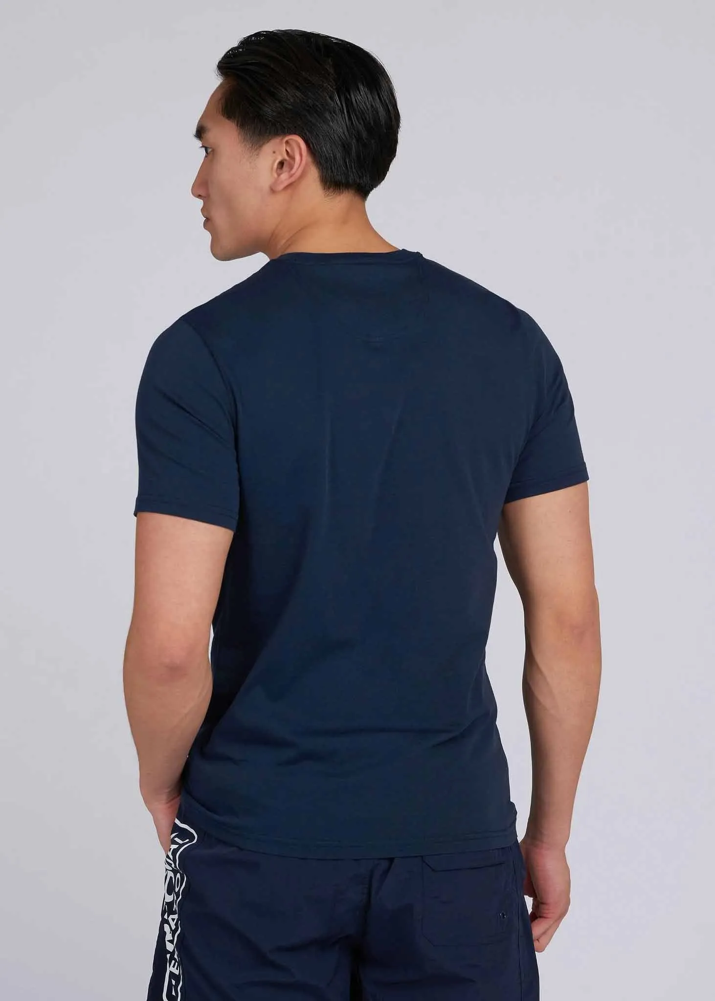 Essential small logo tee - navy