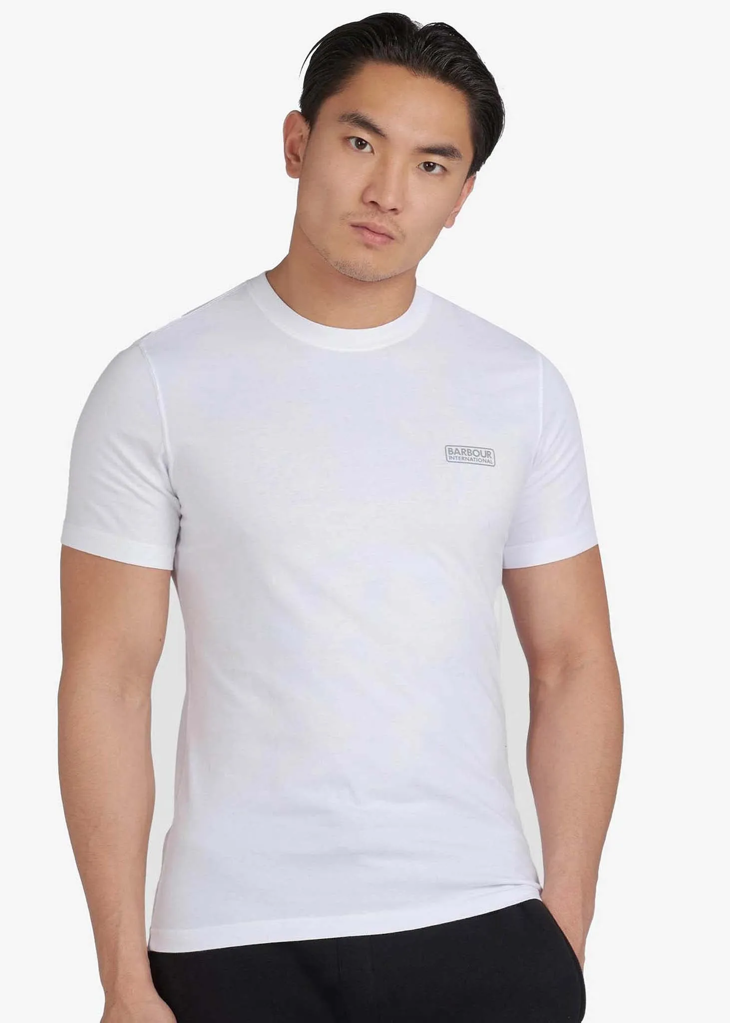 Essential small logo tee - white