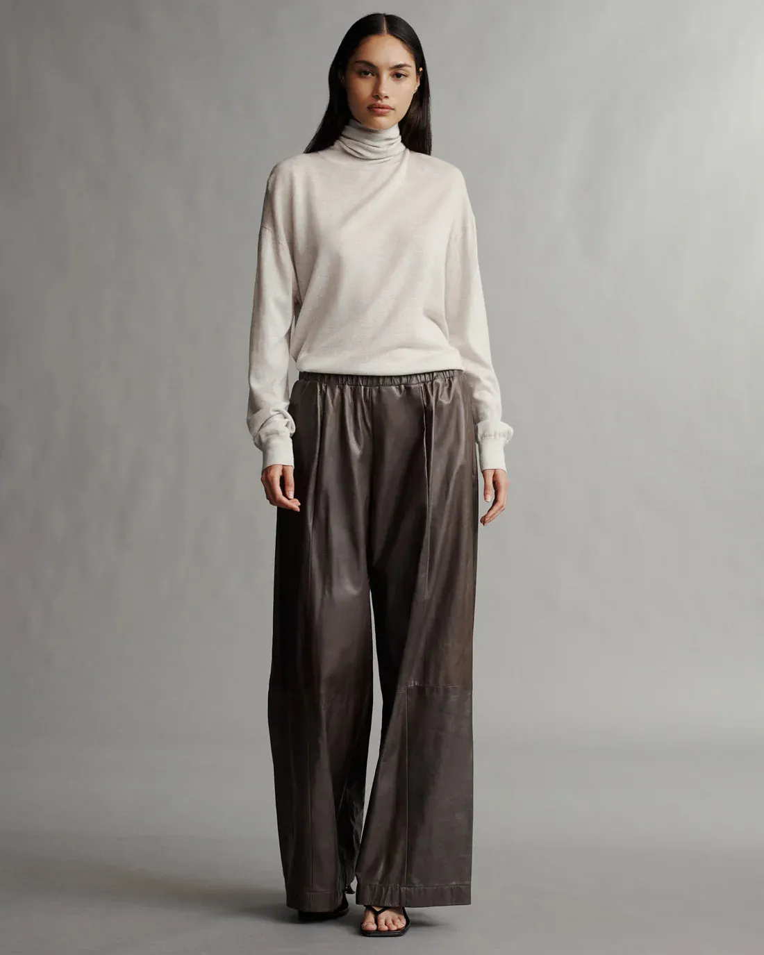 Eva Pant in Fudge Leather