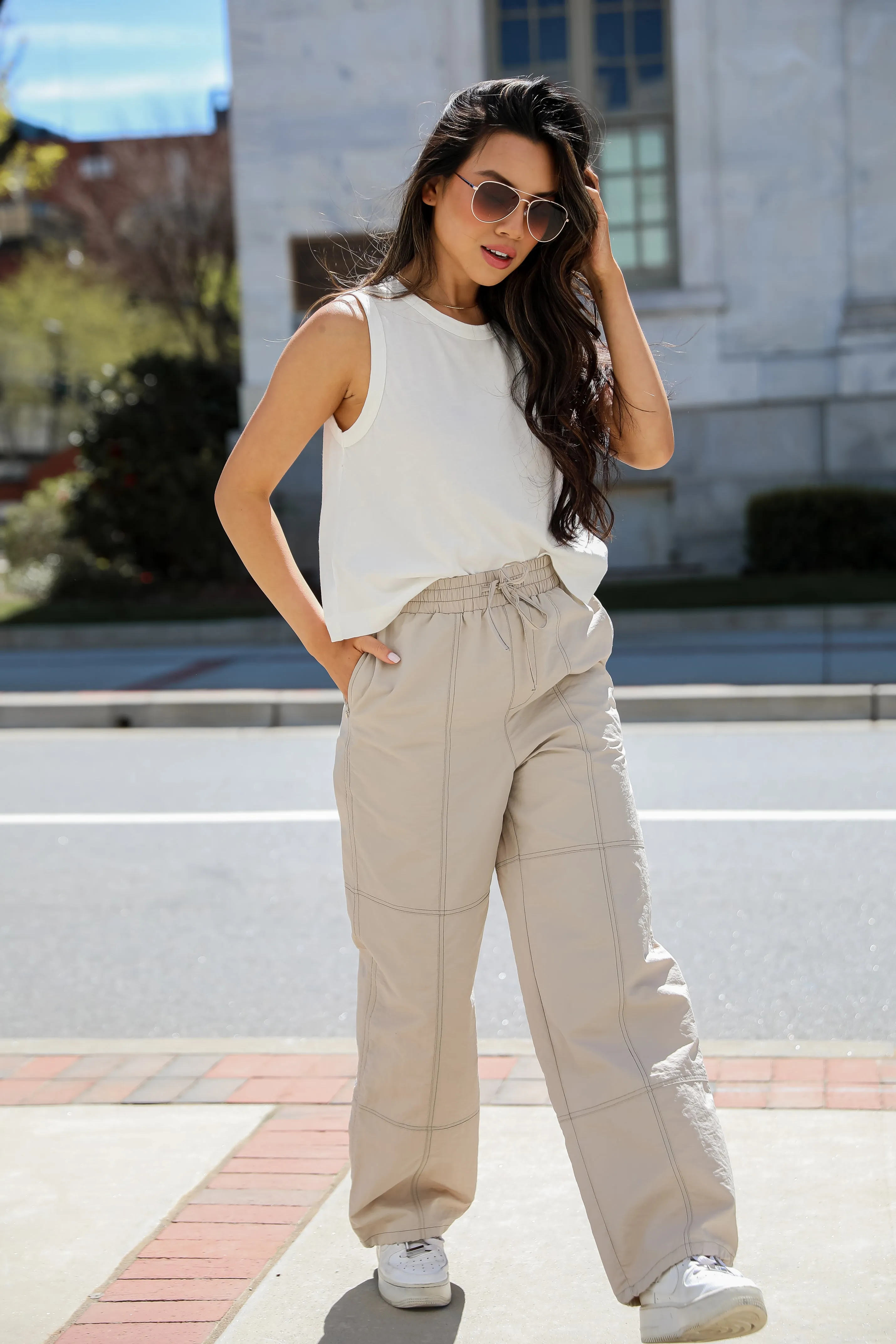 FINAL SALE - Effortlessly Classic Utility Pants - DU DEAL