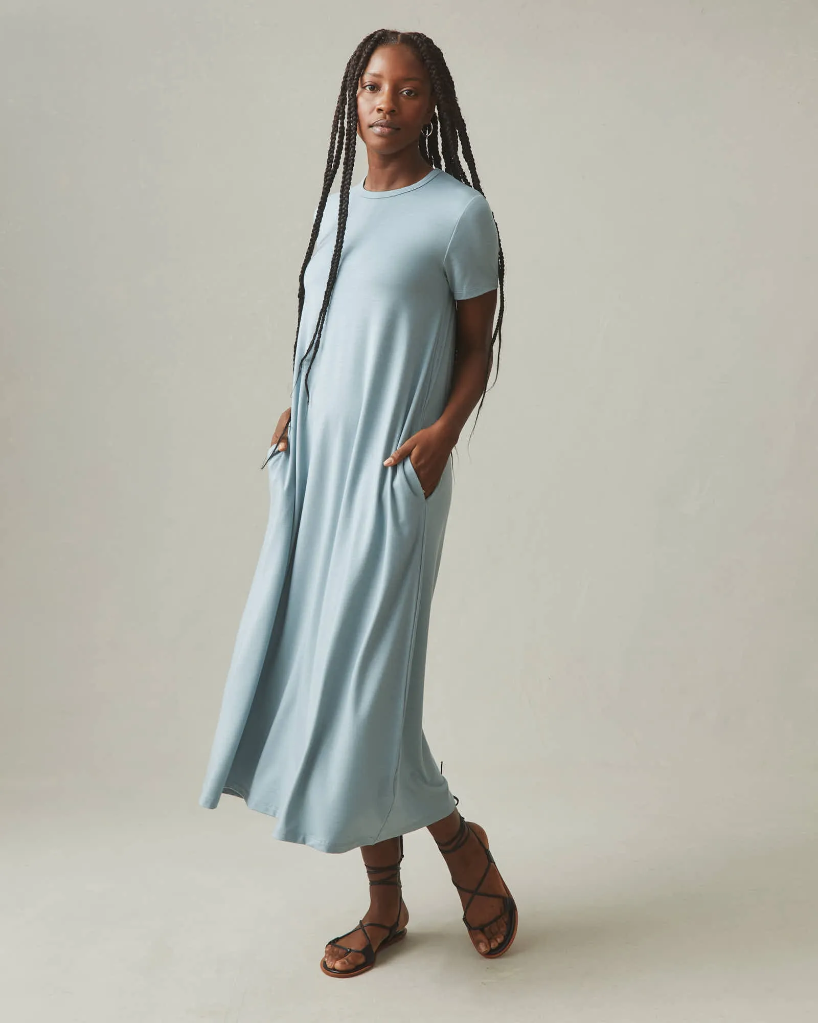 Flex Maxi Dress - Arona Blue