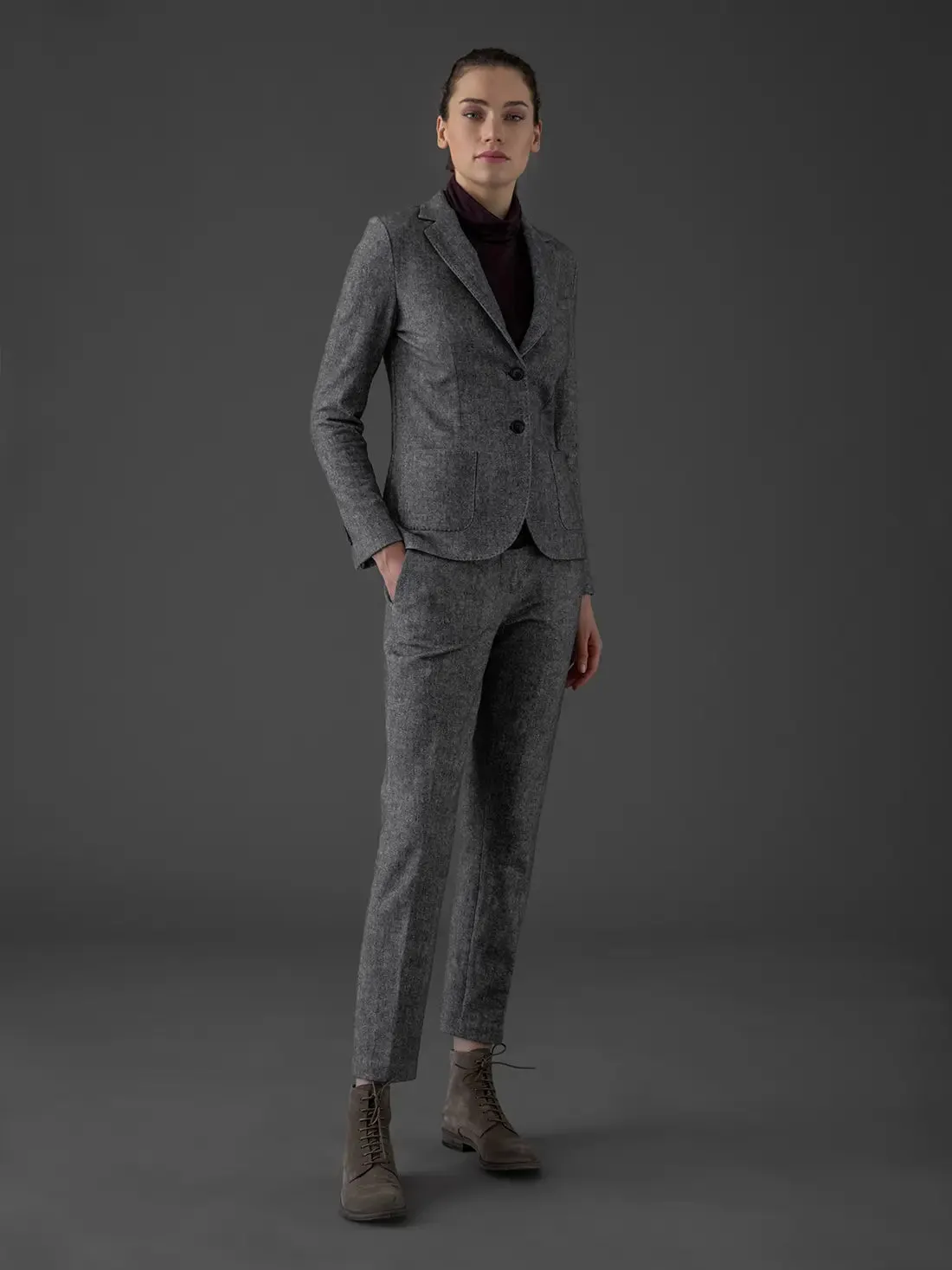 Giacca Slim Fit Blazer- Forest