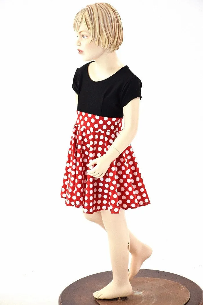 Girls Retro Minnie Skater Dress