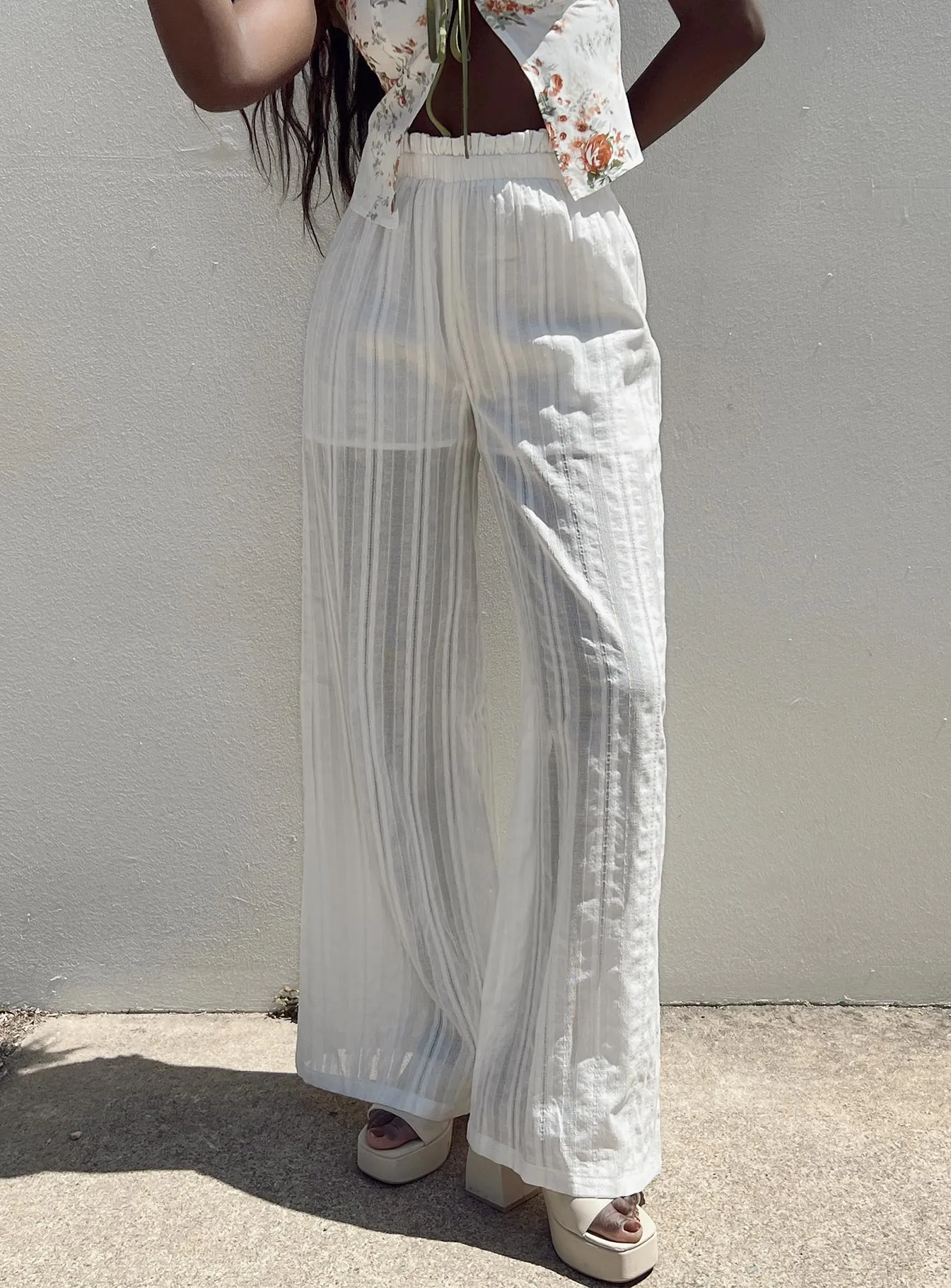 Jeremoane Pants White