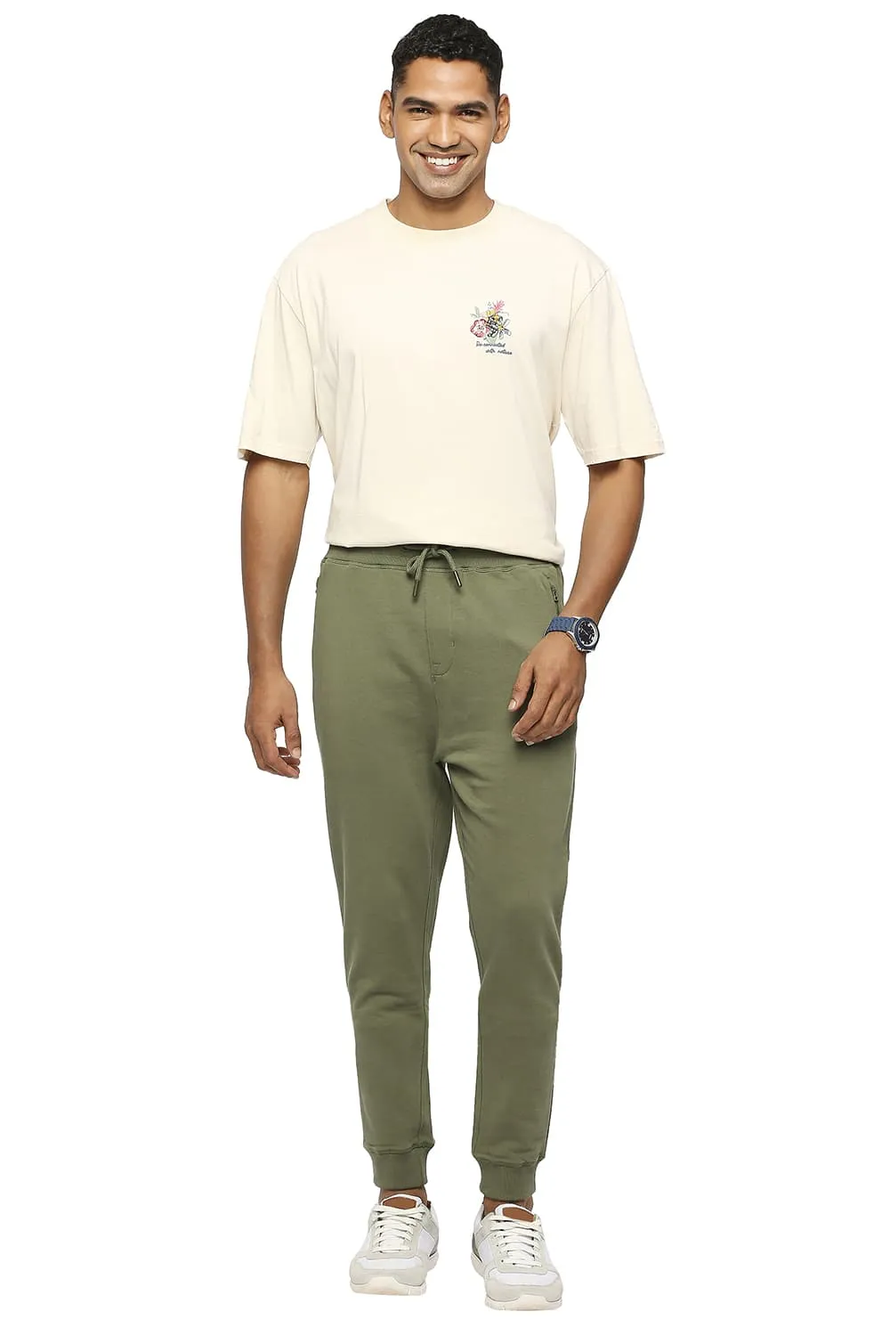 Jogger Fit Cotton Track Pant