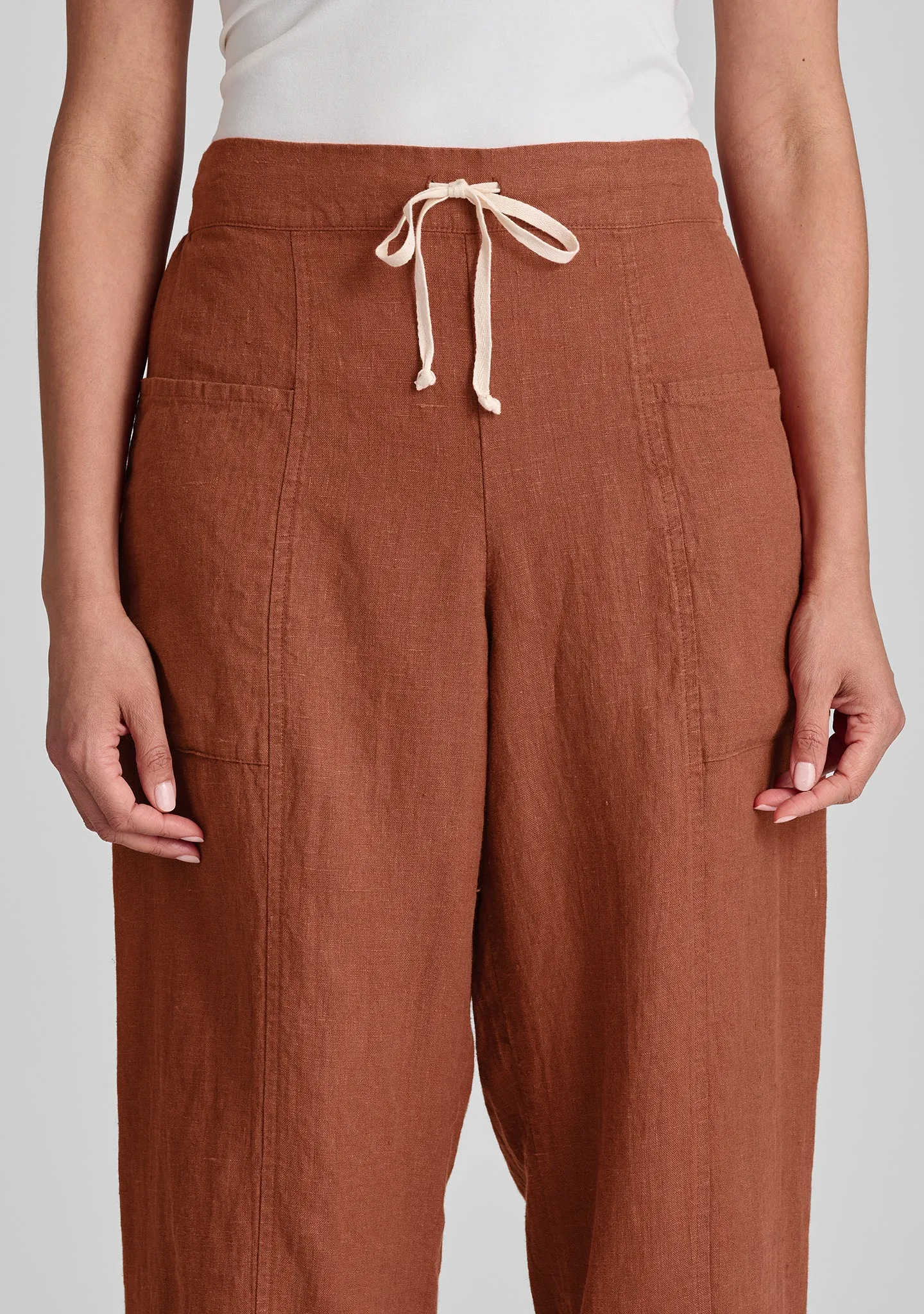 Keen Pant - Linen Drawstring Pants