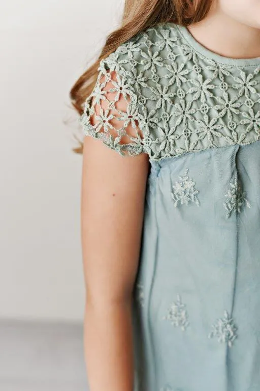 Lace Dress - Sage