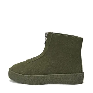 Leah Suede Khaki