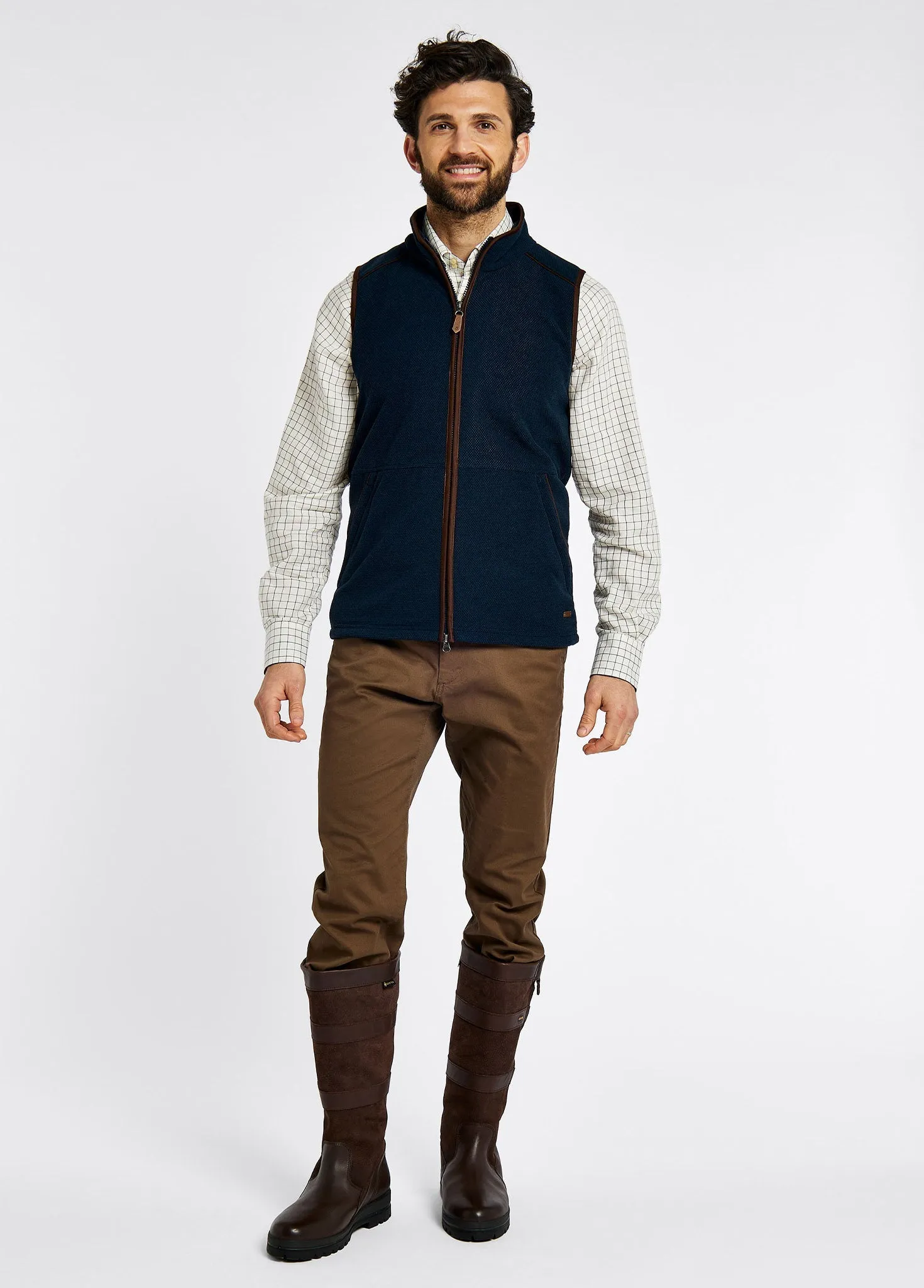 Lifford Men's Fleece Vest - Navy