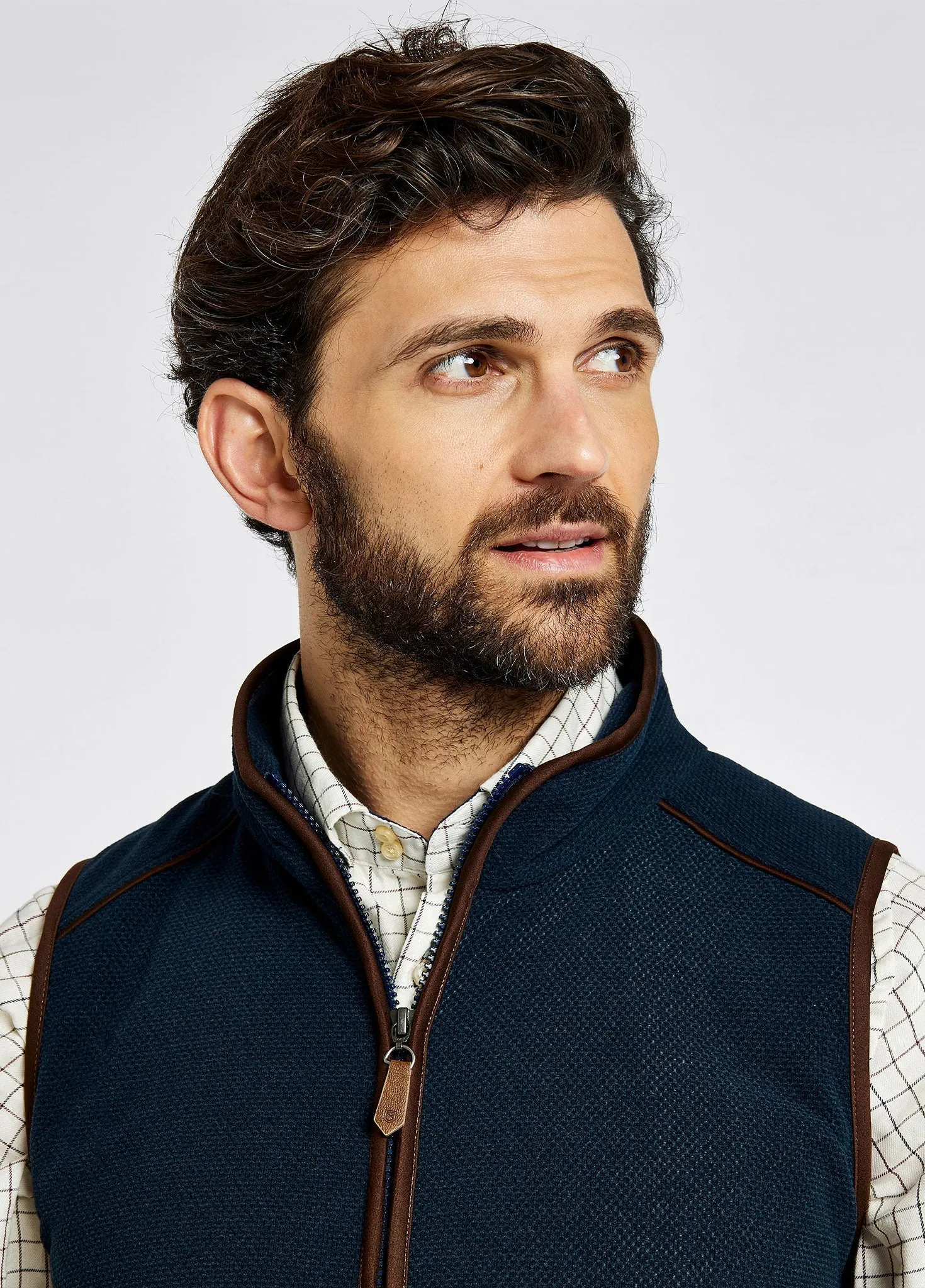 Lifford Men's Fleece Vest - Navy