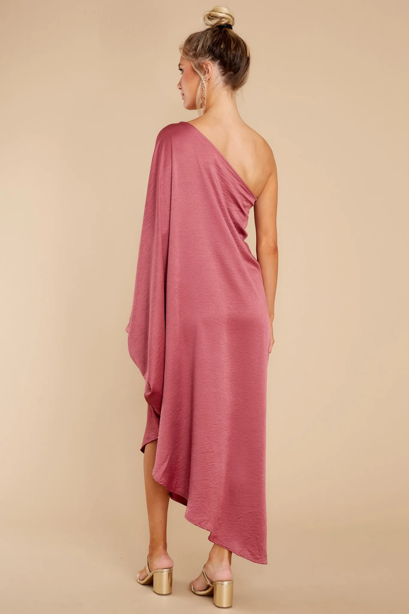 Like Royalty Mulberry Pink Maxi Dress