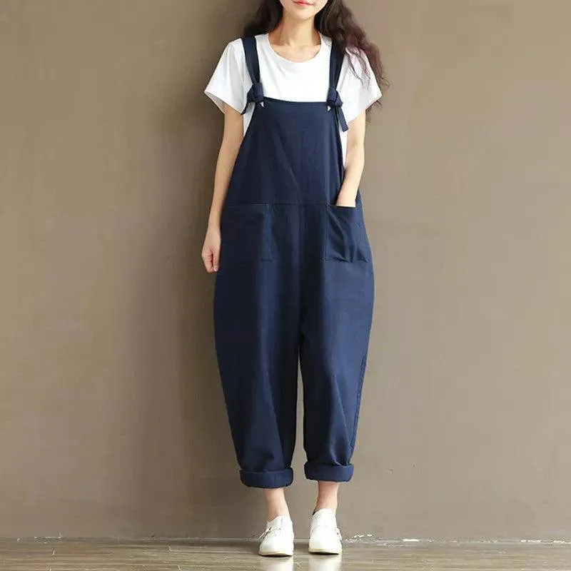 Maliyah Literary Retro Casual Jumpsuit