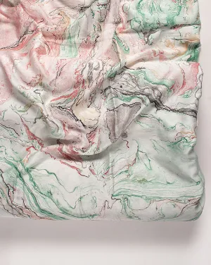 Marble Print Modal Satin Fabric