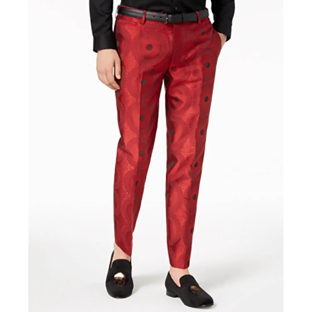 Men's Circle Chino Pants, Red