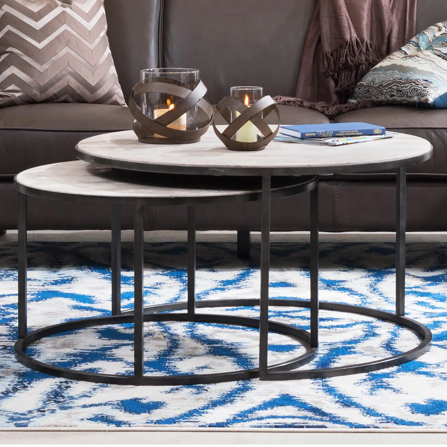 Modern Basics Nesting Coffee Tables (Set of 2)