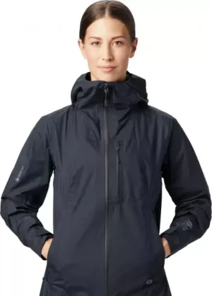 Mountain Hardwear Women's Exposure/2 Gore-Tex Paclite Plus Jacket - Dark Storm