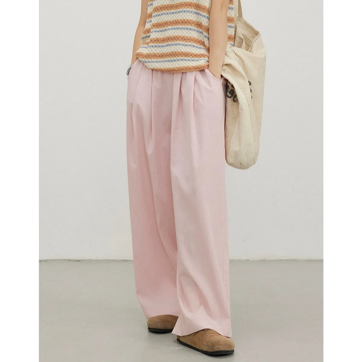 octopusme Relaxed Fit Wide-Leg Pants