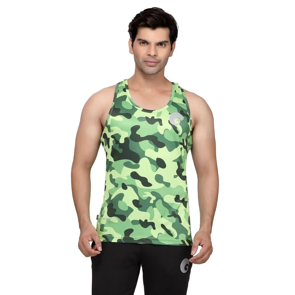 omtex Camo Green - Sublimated Gym Tank | KIBI Sports