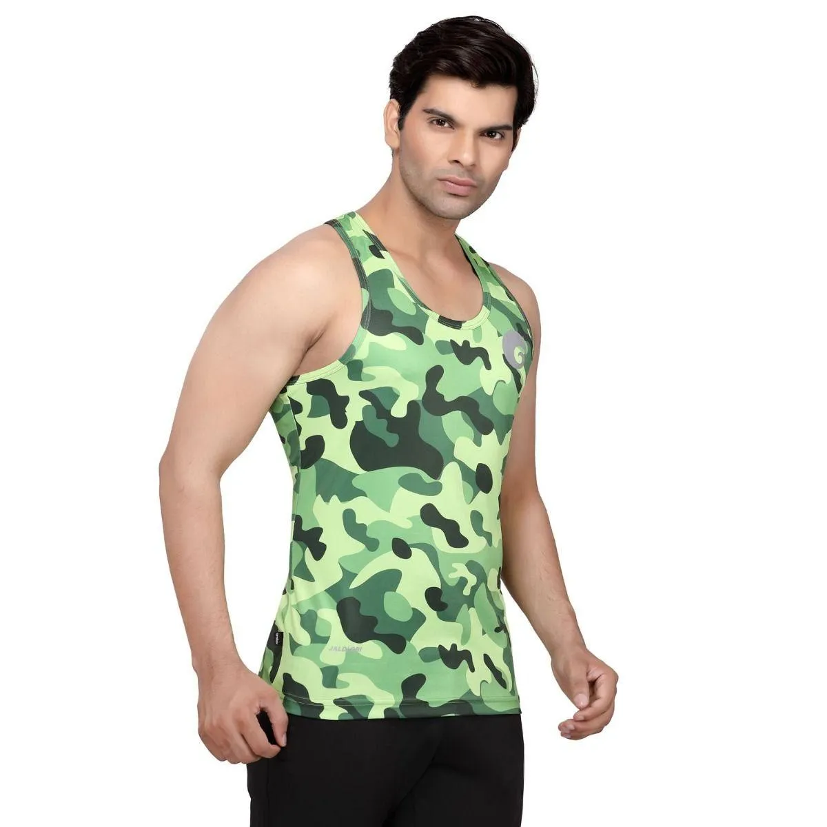 omtex Camo Green - Sublimated Gym Tank | KIBI Sports