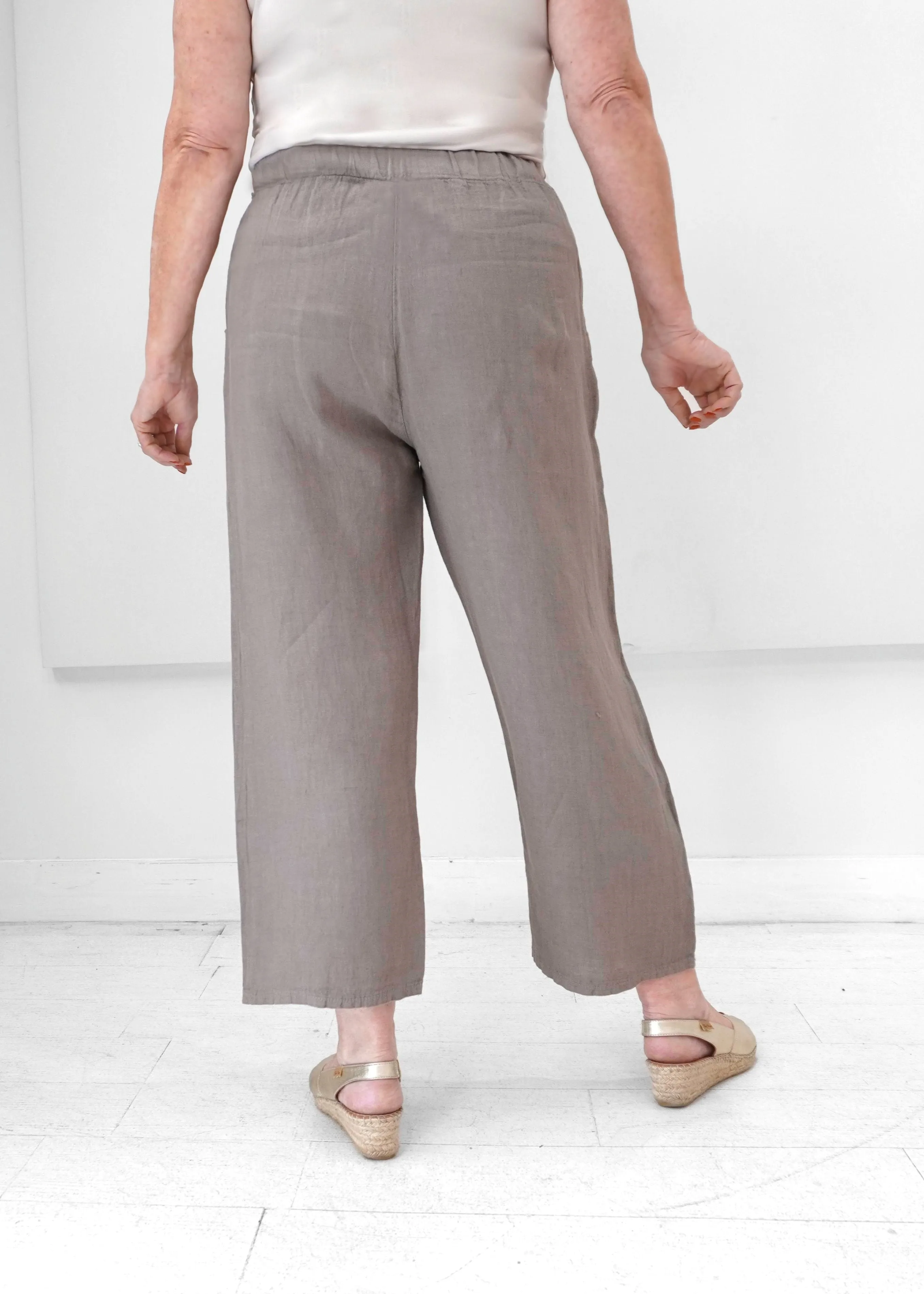 Orange - Anita's Relaxed Linen Pant