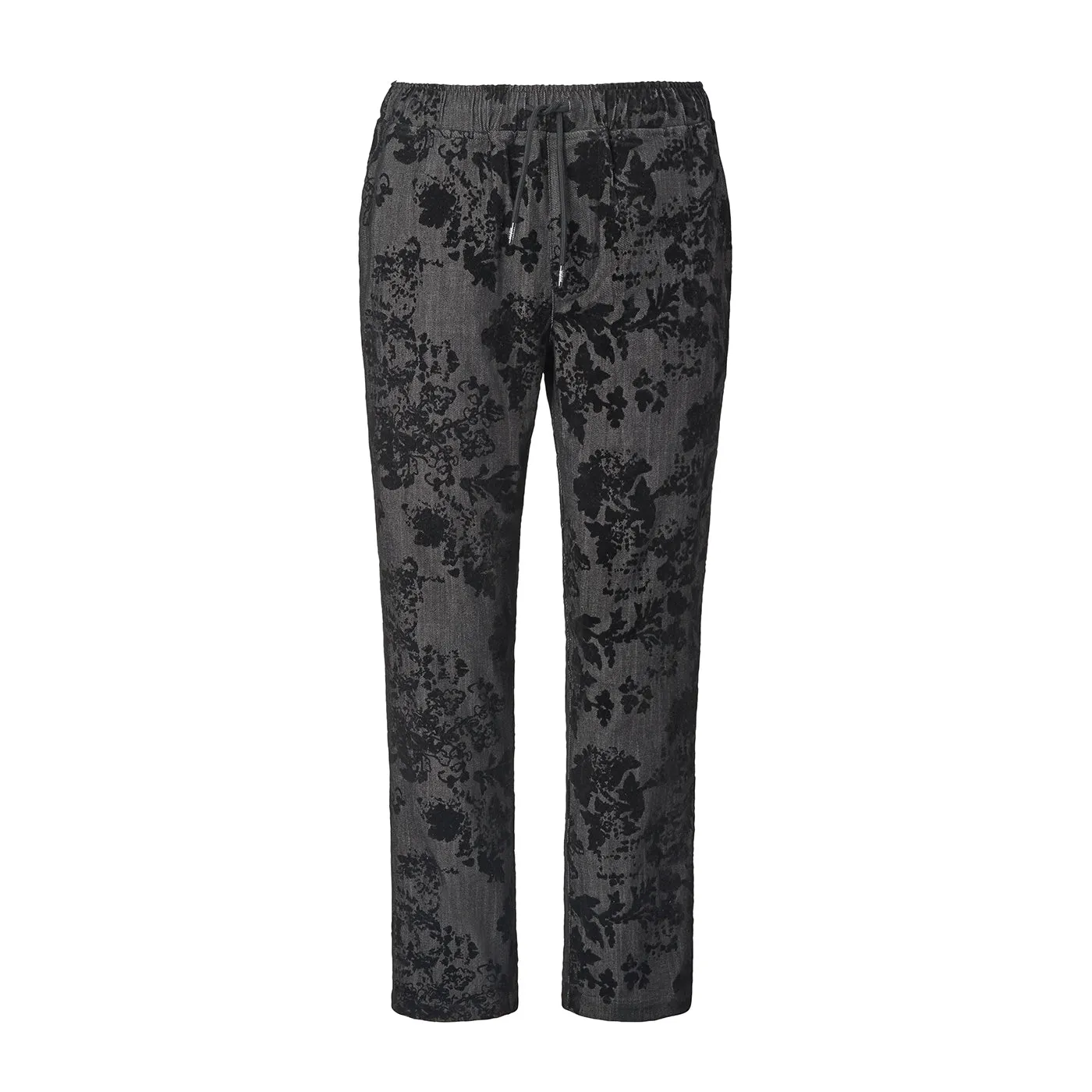 Pinn Strap Trouser - Black Rose