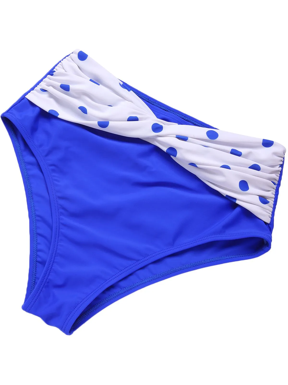 [Pre-Sale] Blue 1950s Polka Dots Spaghetti Strap Swimsuit