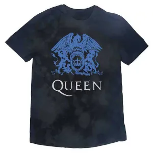 Queen Kids T-Shirt - Queen Blue Crest - Black Tie Dye