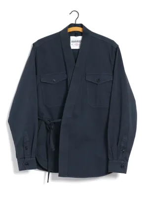 REMY | East & West Shirt Jacket | Blue Grey