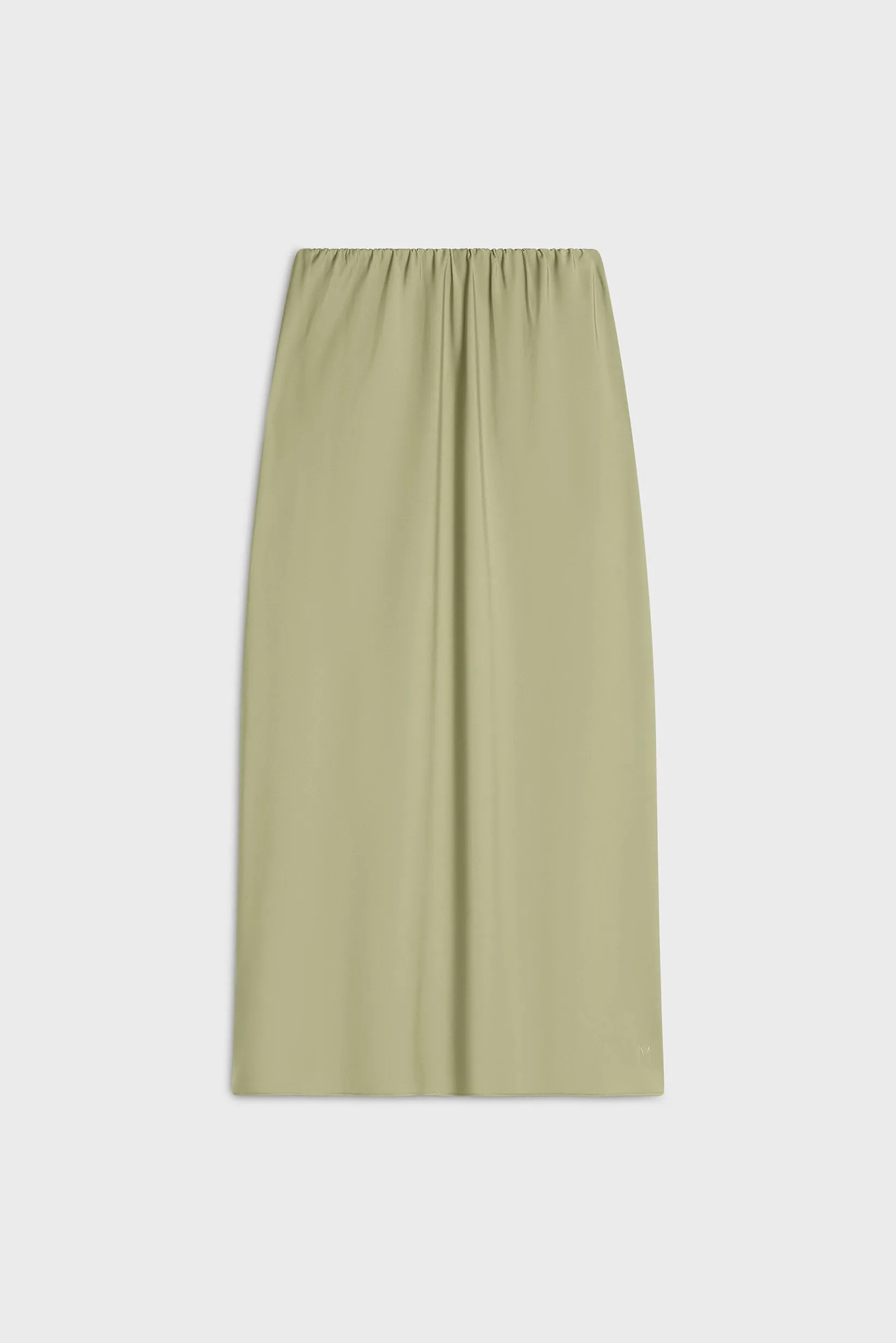 Satin Skirt | Sage